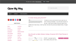 Desktop Screenshot of glowmyway.com